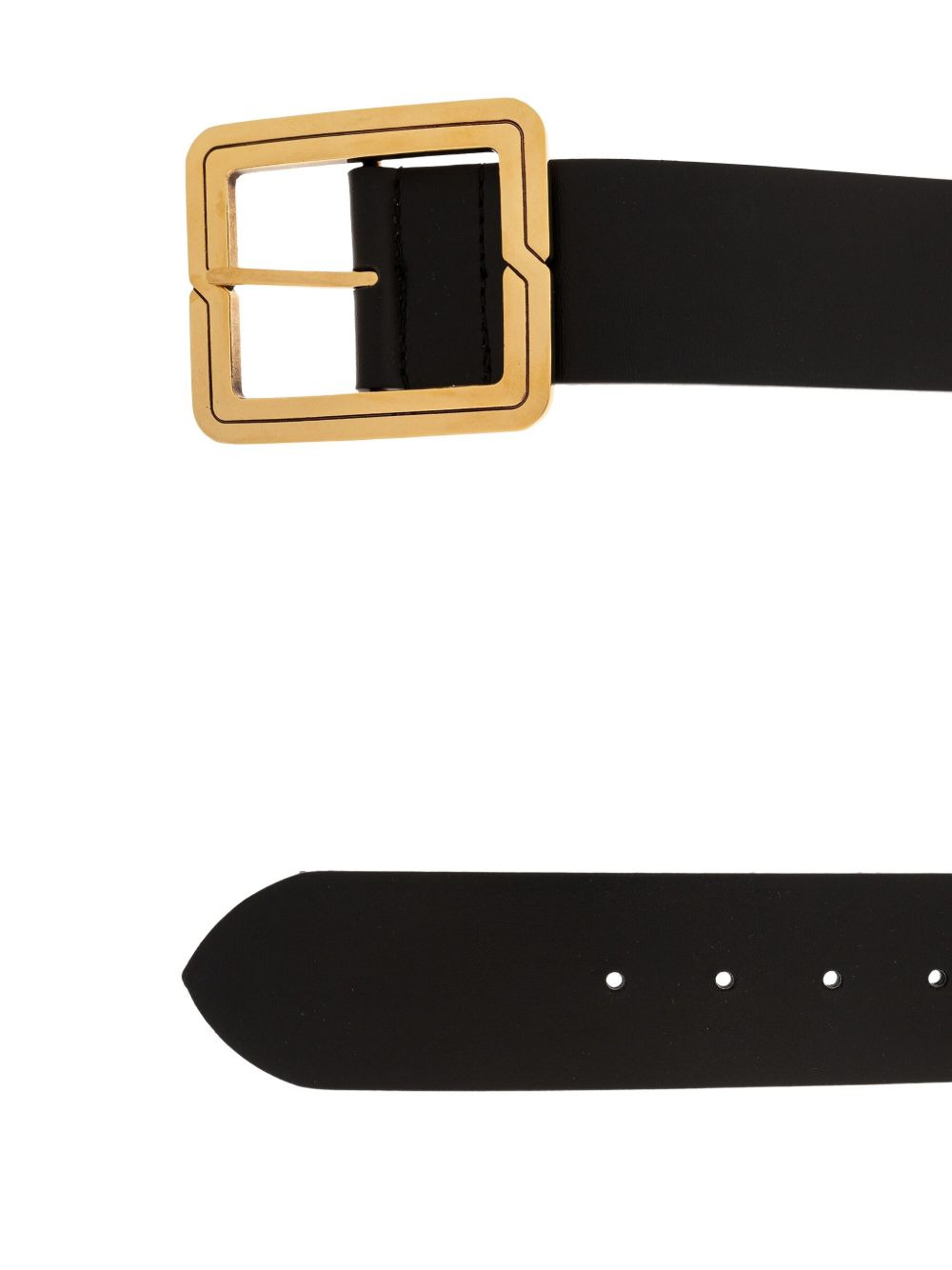 leather buckle belt - 3