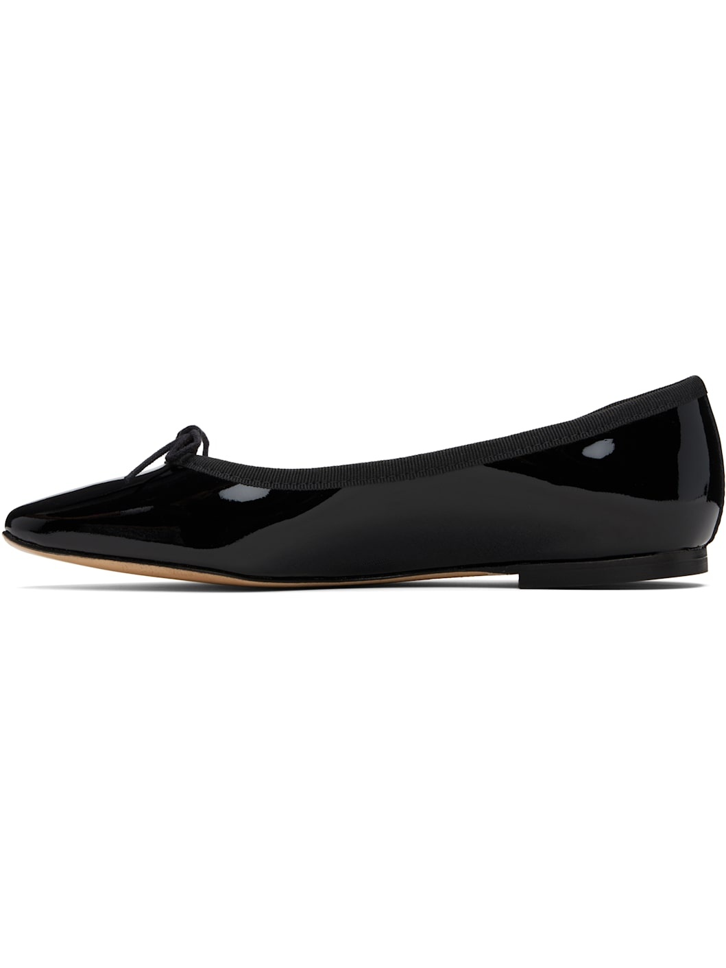 Black Cendrillon Pointed-Toe Ballerina Flats - 3