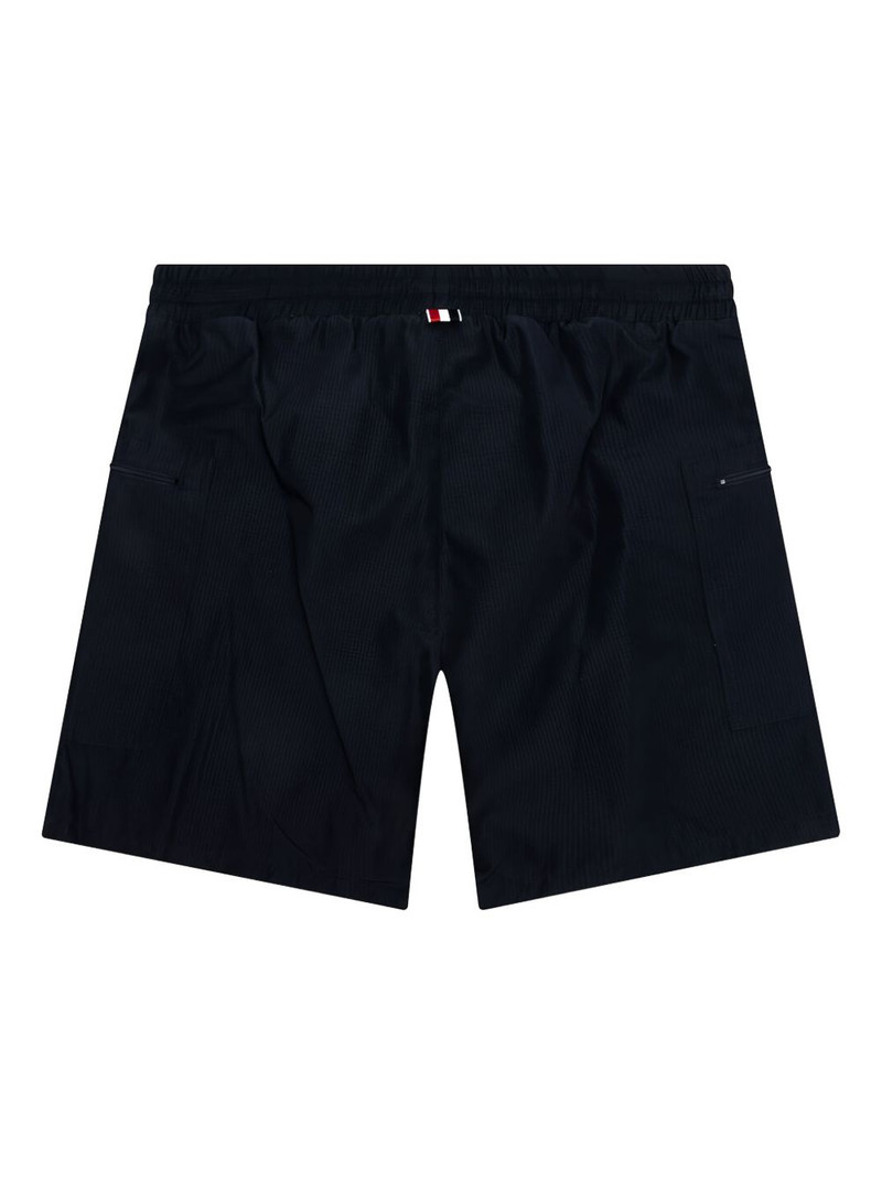 Thom Browne zip-pocket ripstop shorts outlook