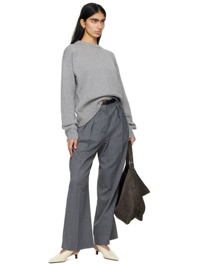 RÓHE Gray Tailored Trousers outlook
