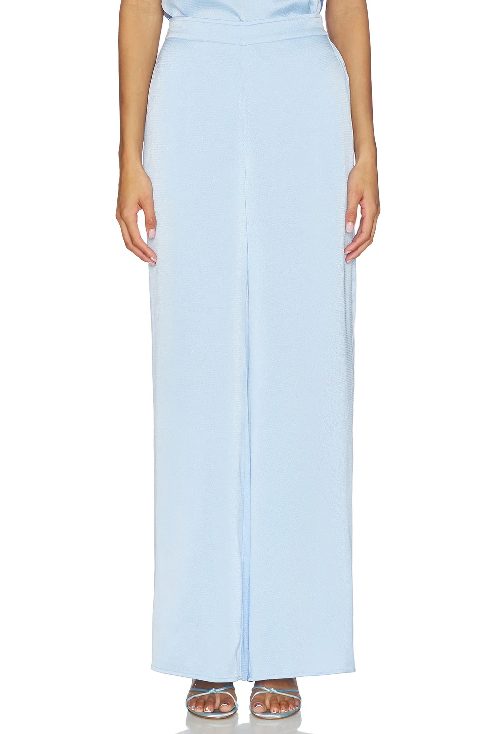 Kelela Hammered Satin Pants - 1