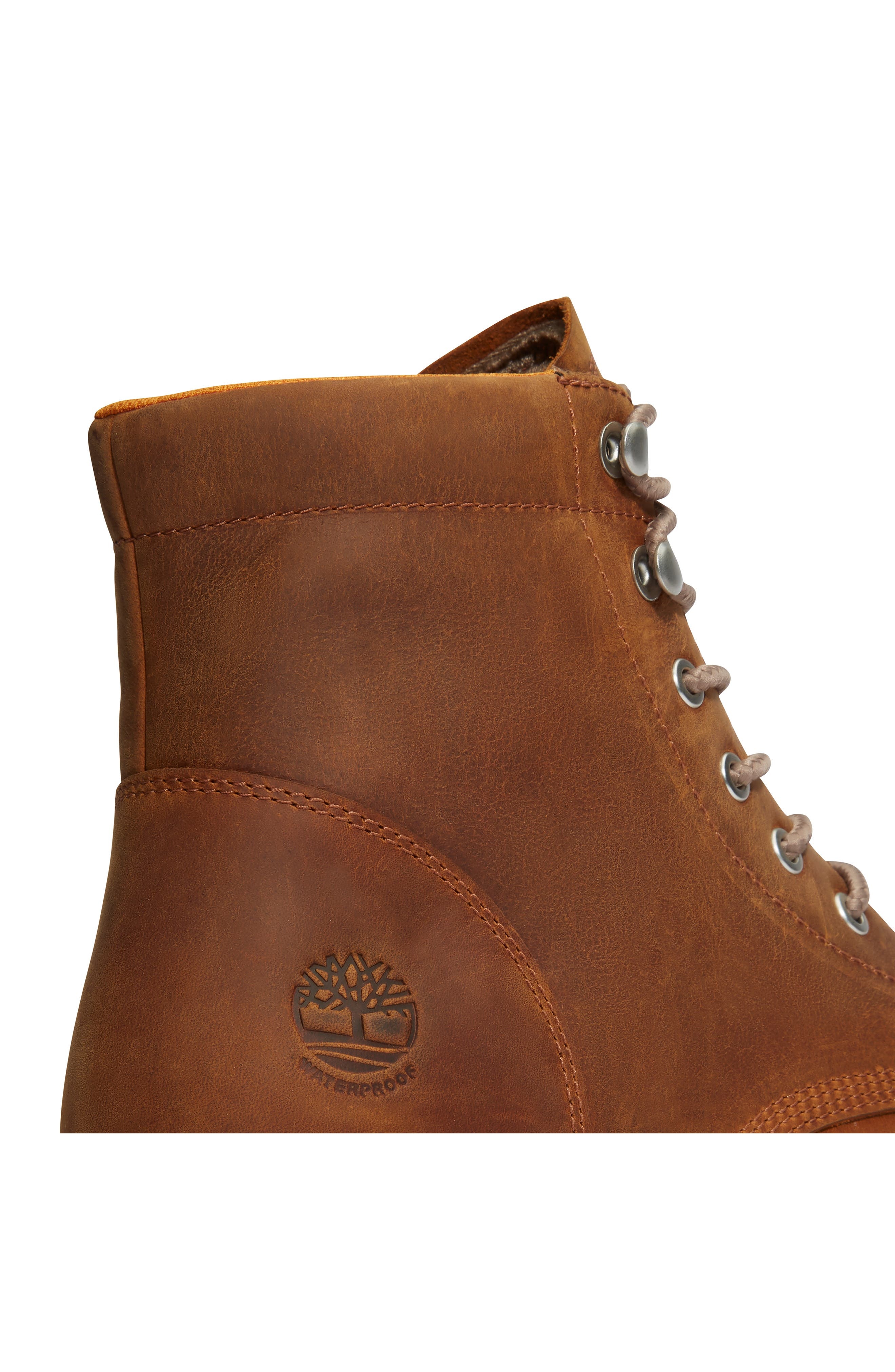 Timberland Redwood Falls Waterproof Lace-Up Boot in Saddle at Nordstrom - 6