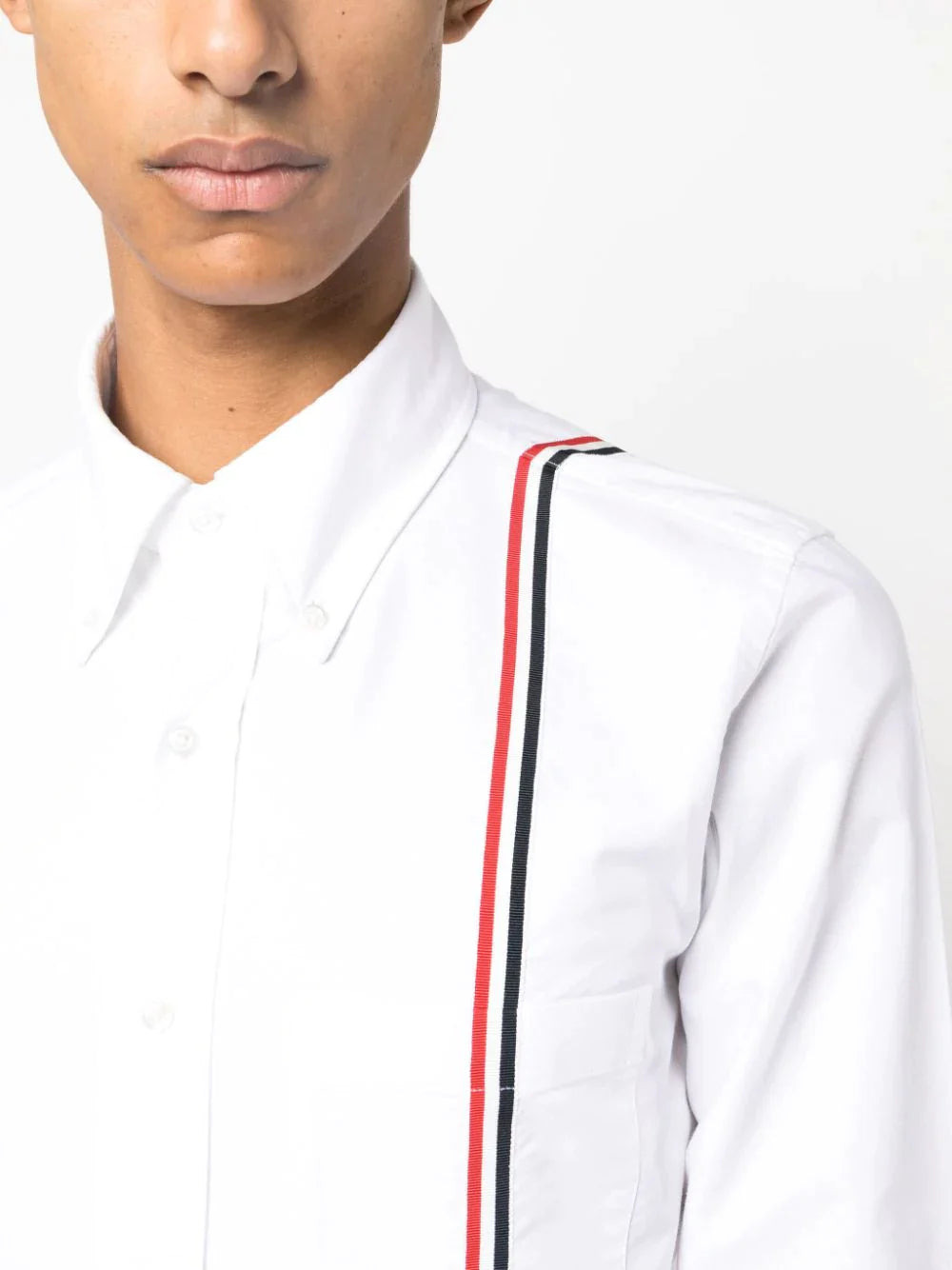 Straight Fit Button Down Shirt - 5