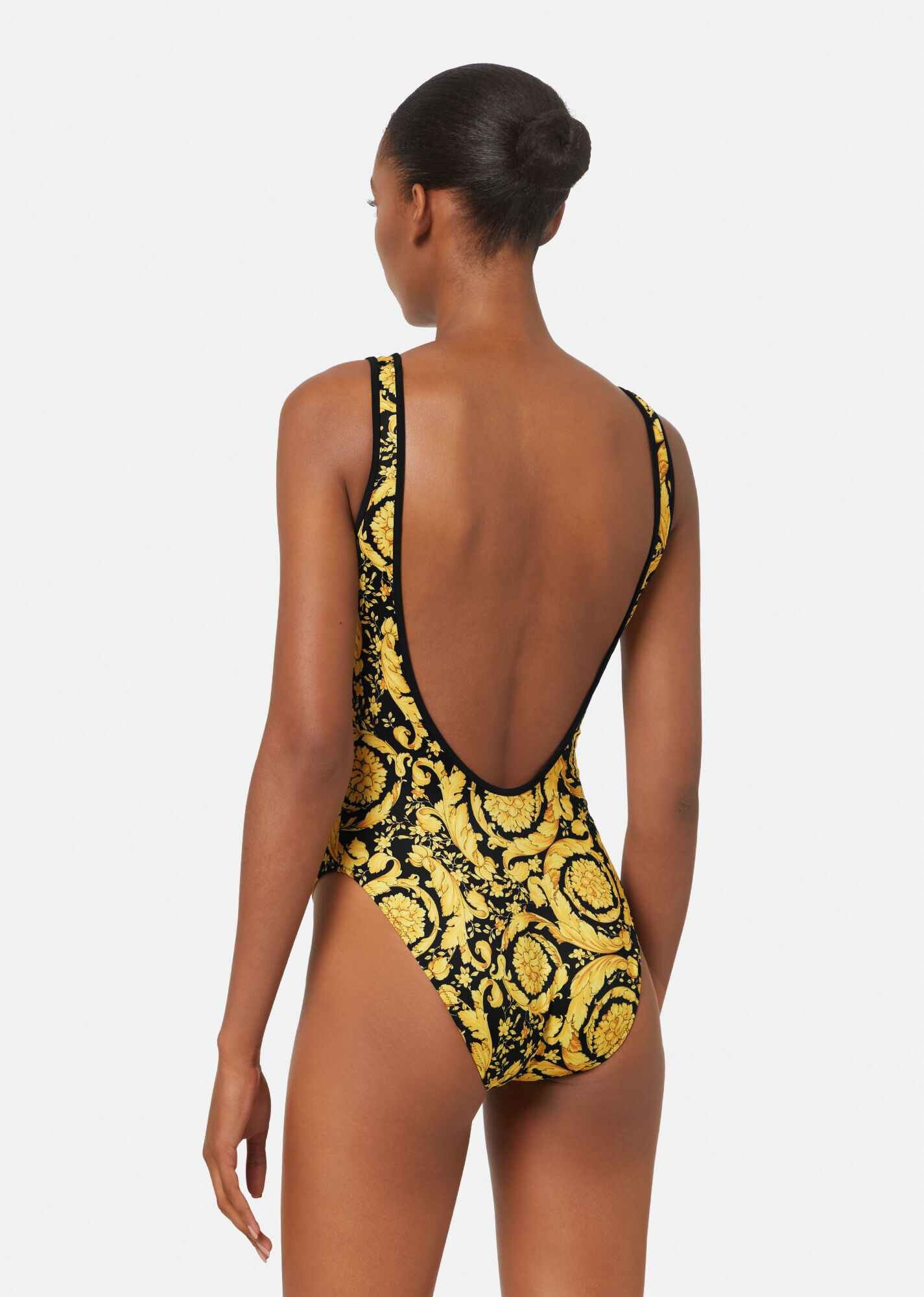 Barocco Print One-Piece Swimsuit - 3