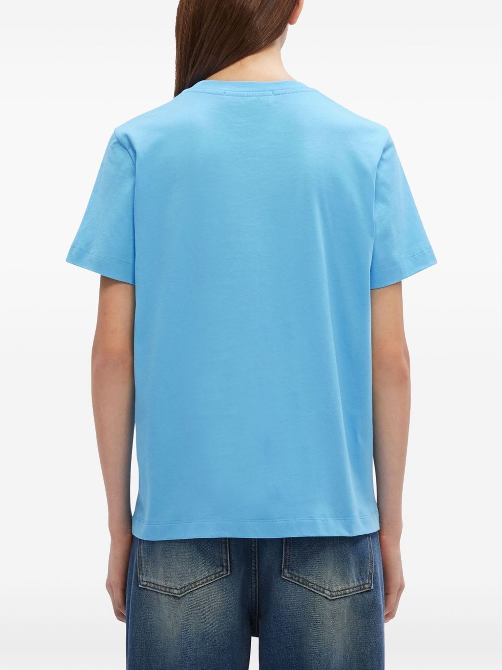 embroidered-motif T-shirt - 4