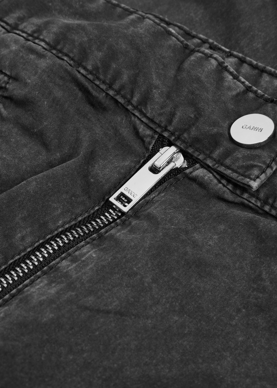 Ganni Washed Cotton Trousers - 5