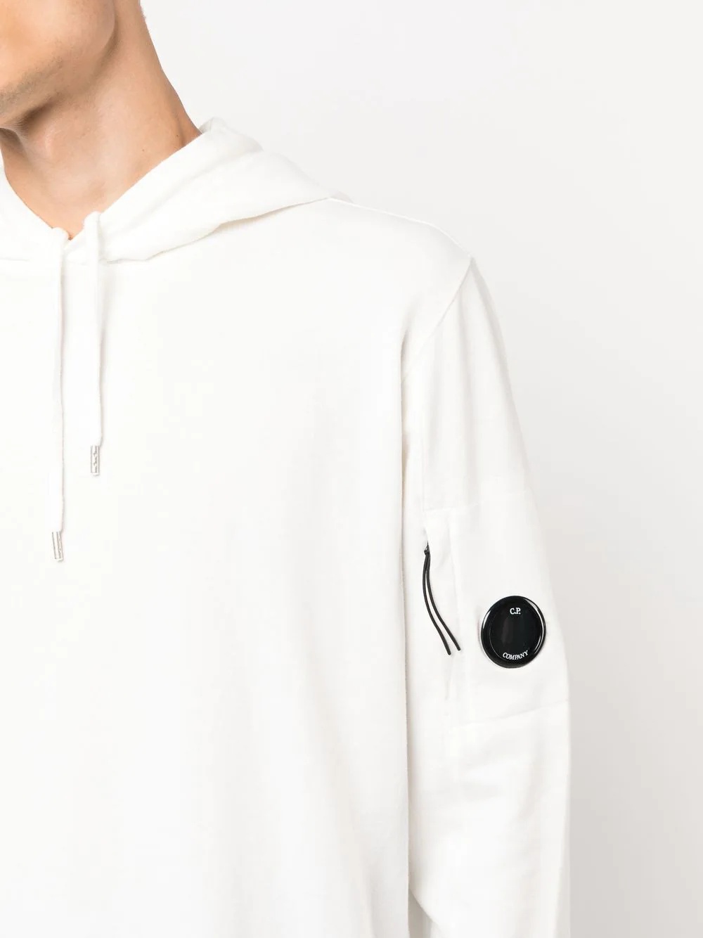 Lens-detail long-sleeved hoodie - 5