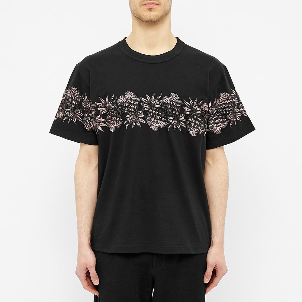 Sacai x Sun Surf Pineapple Embroidered Tee - 4