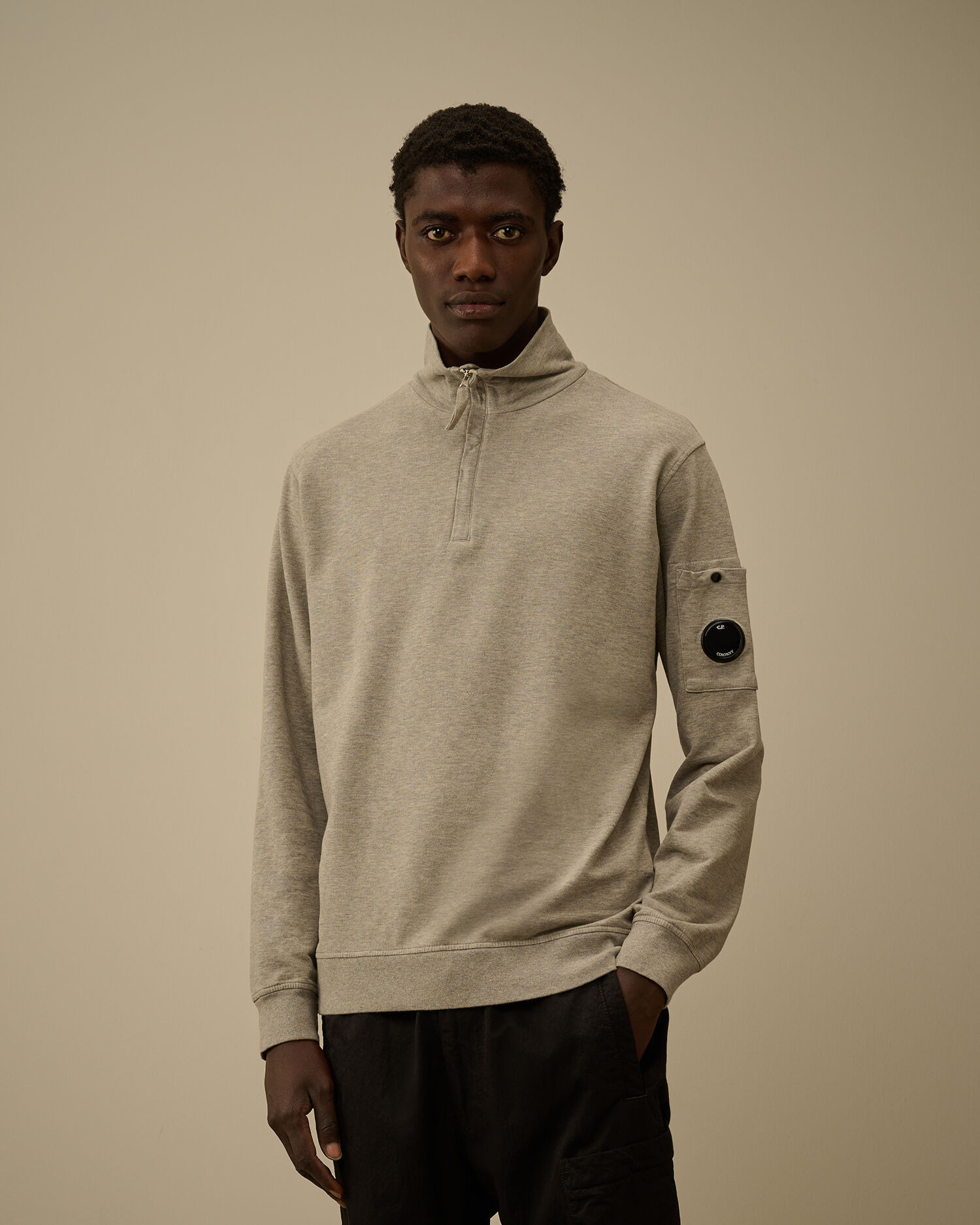 Light Fleece Half Zip Sweatshirt - 3