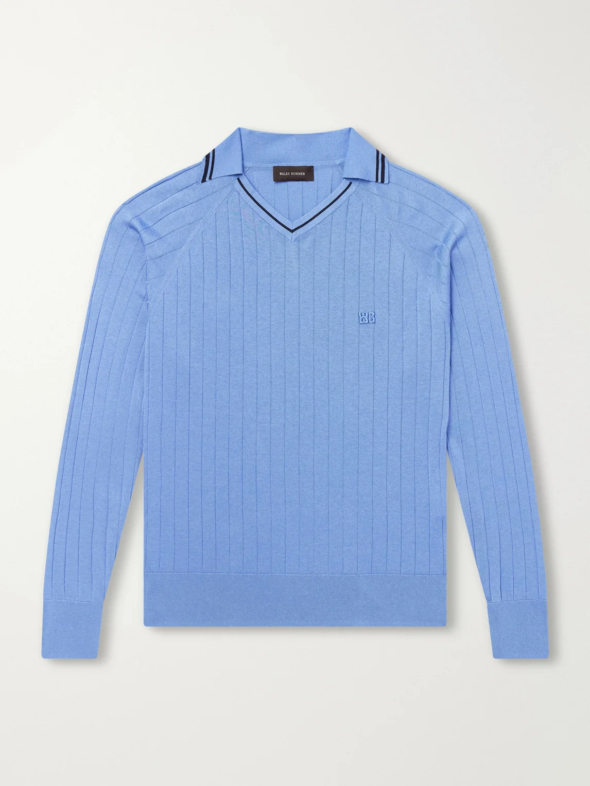 Roots Logo-Embroidered Knitted Polo Shirt - 1