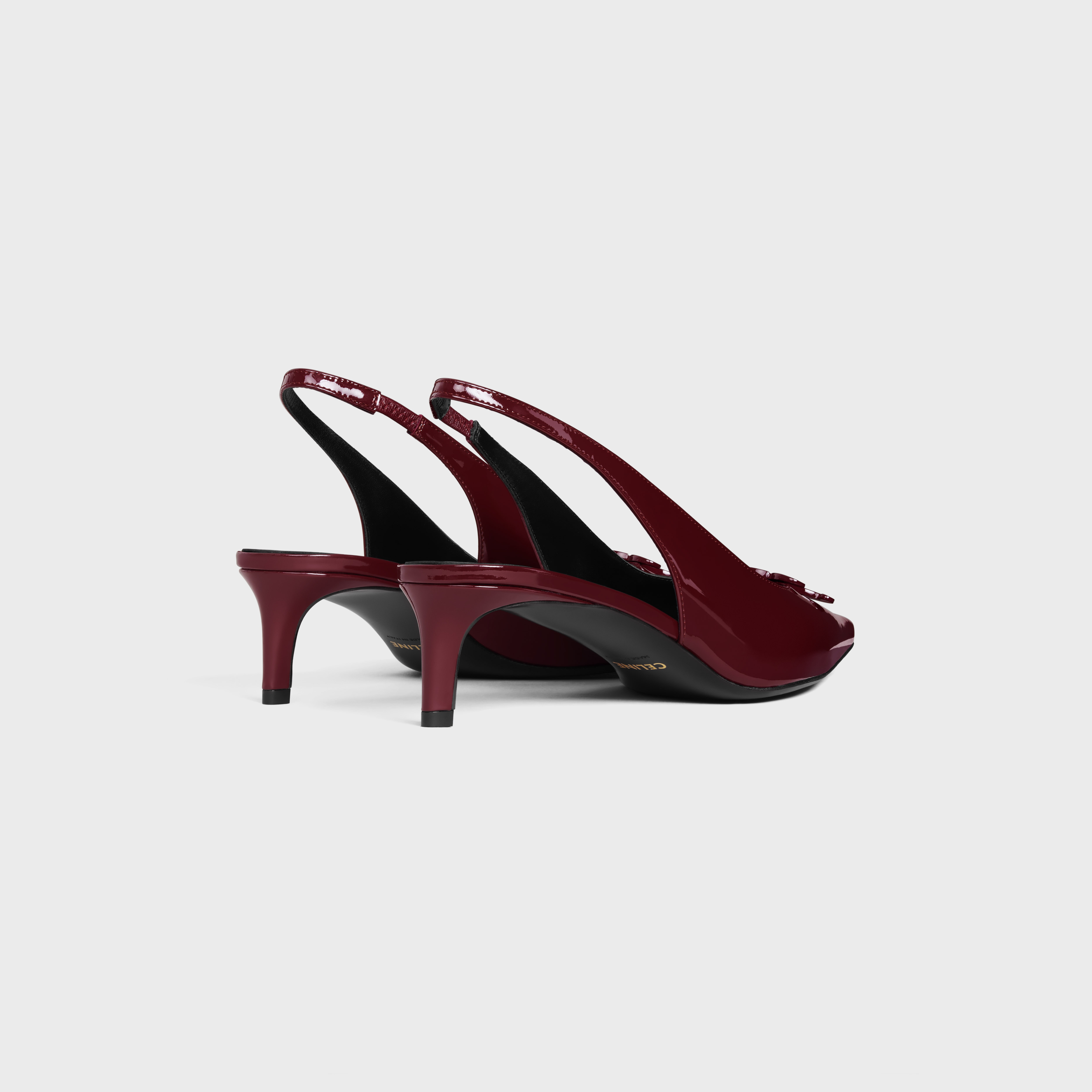 CELINE ALMA TRIOMPHE SLINGBACK in PATENT CALFSKIN - 3