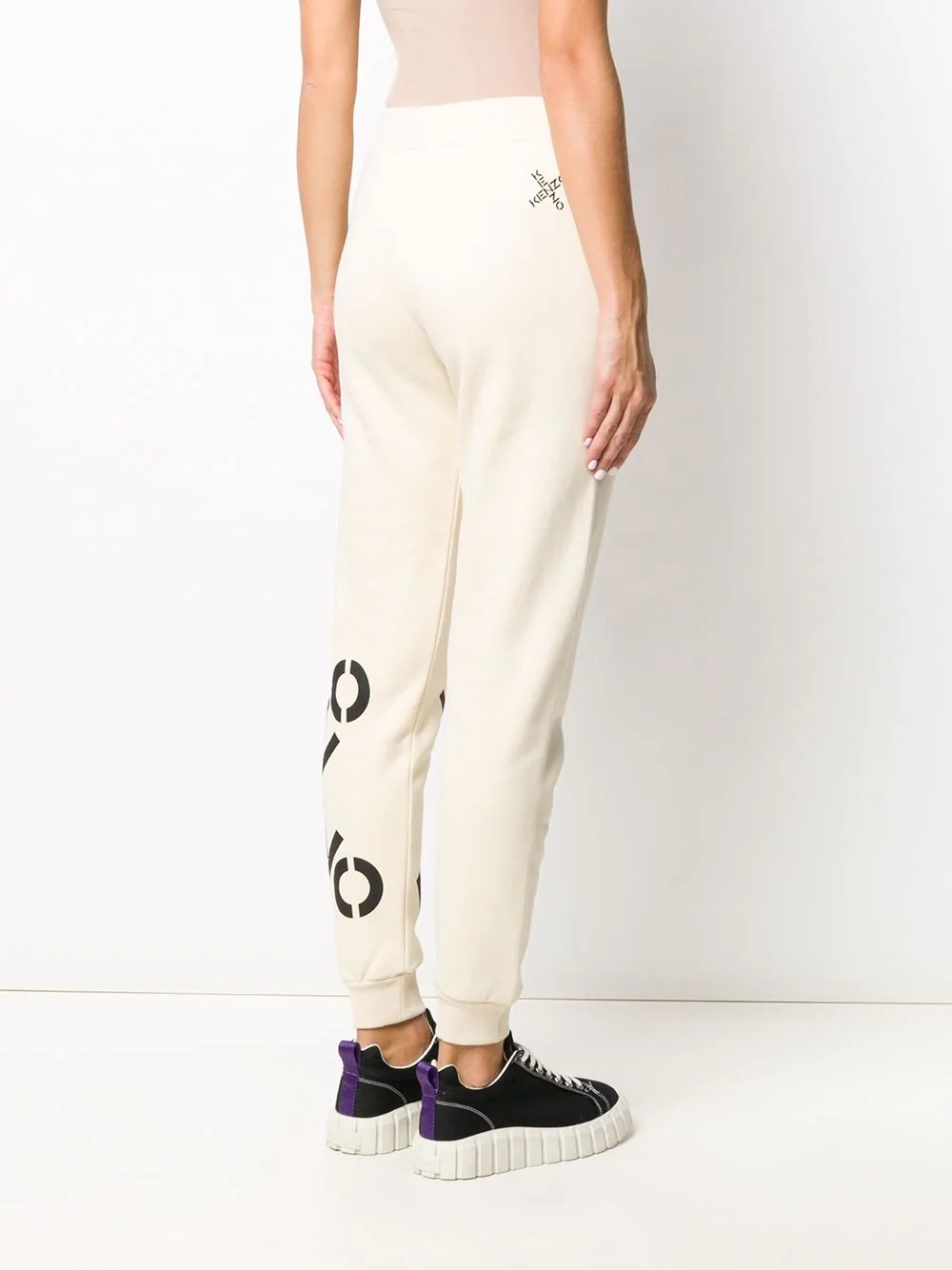 logo-print drawstring track pants - 4