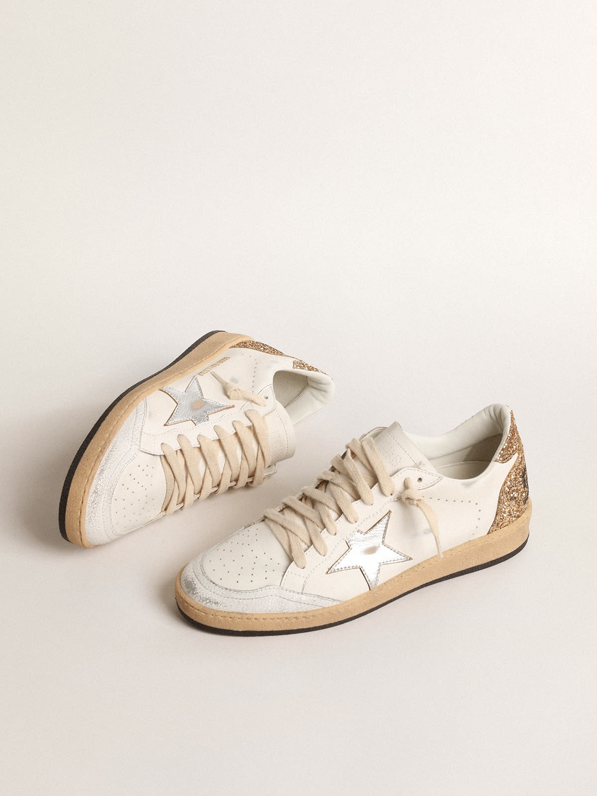 Ball Star with metallic leather star and glitter heel tab - 2