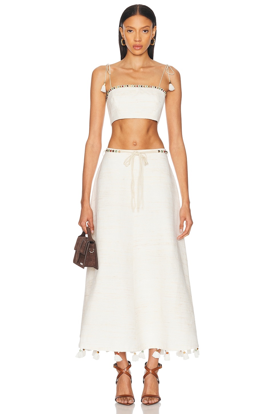 Rhiannon Bead Trimmed Skirt - 5