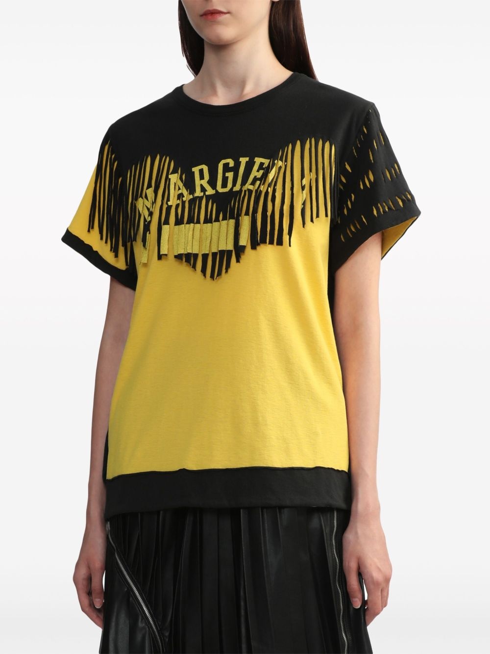 Décortiqué fringed T-shirt - 3