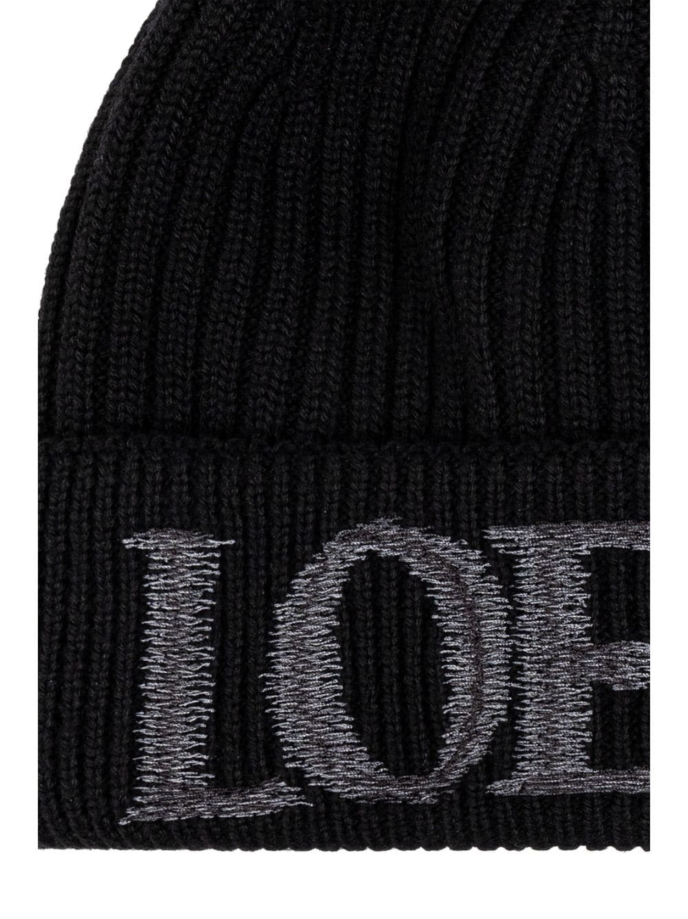 Loewe Women Logo Wool Beanie - 2
