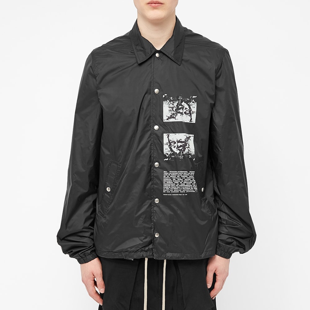 Rick Owens DRKSHDW Printed Coach Jacket - 4