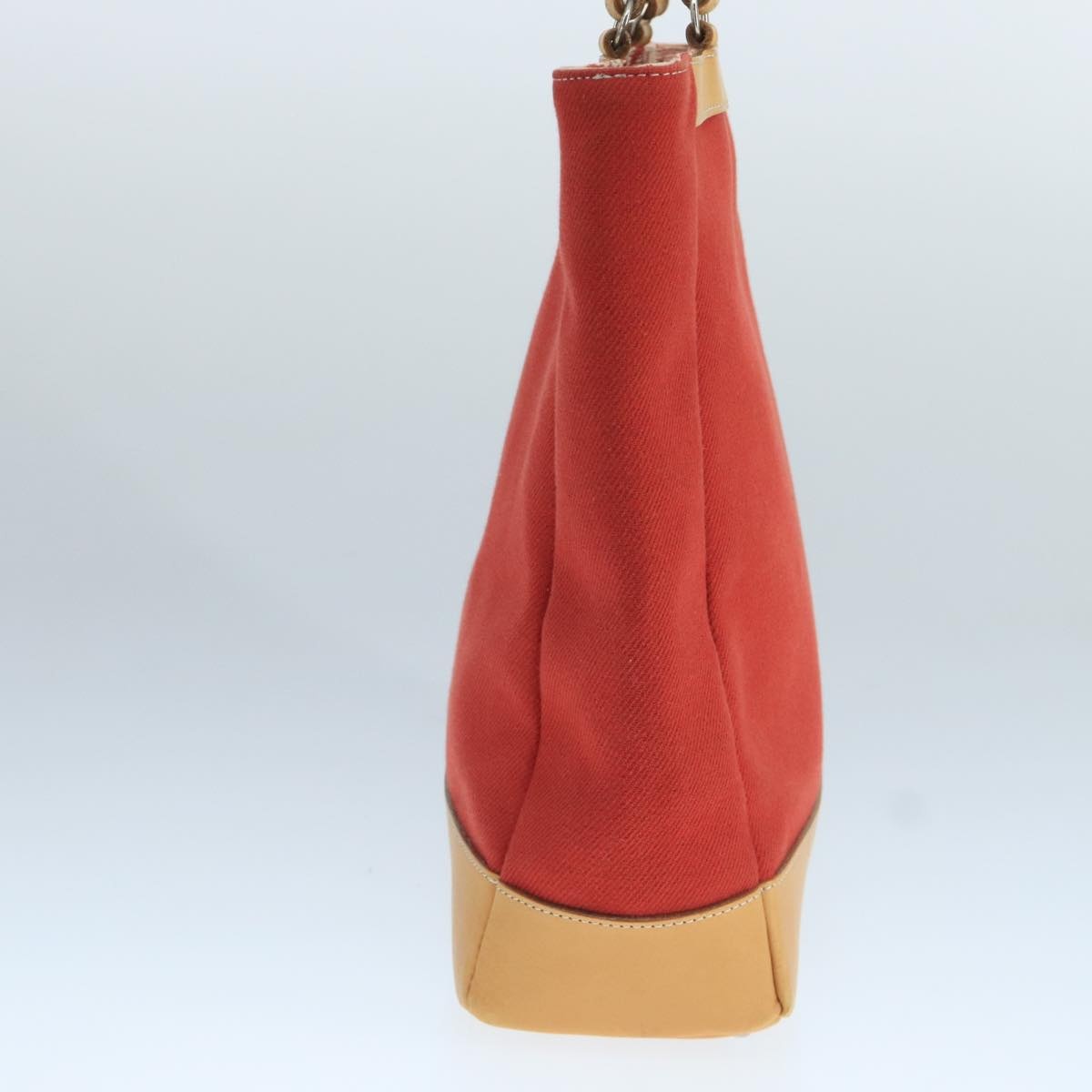 Burberry Blue Label Tote Bag Canvas Red - 4