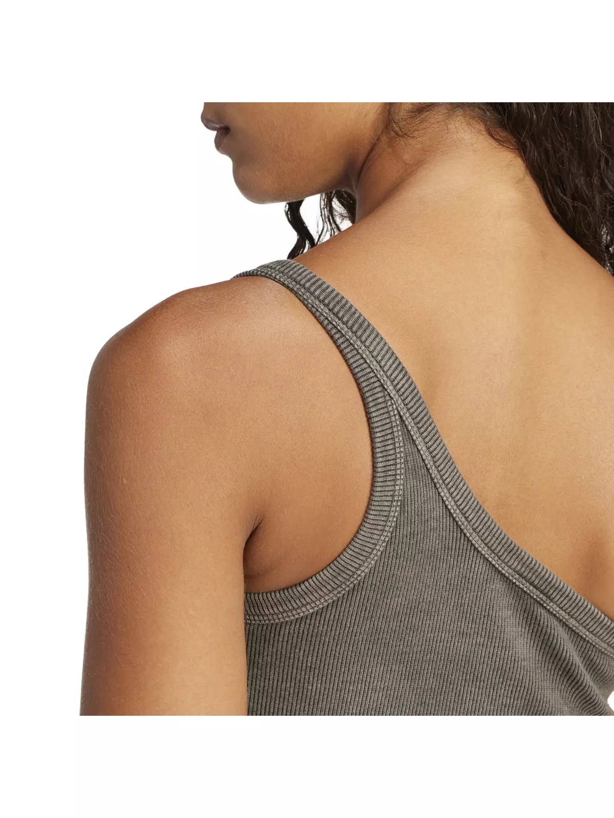 Originals Women's Ribbed One-Shoulder Top -Black - 4