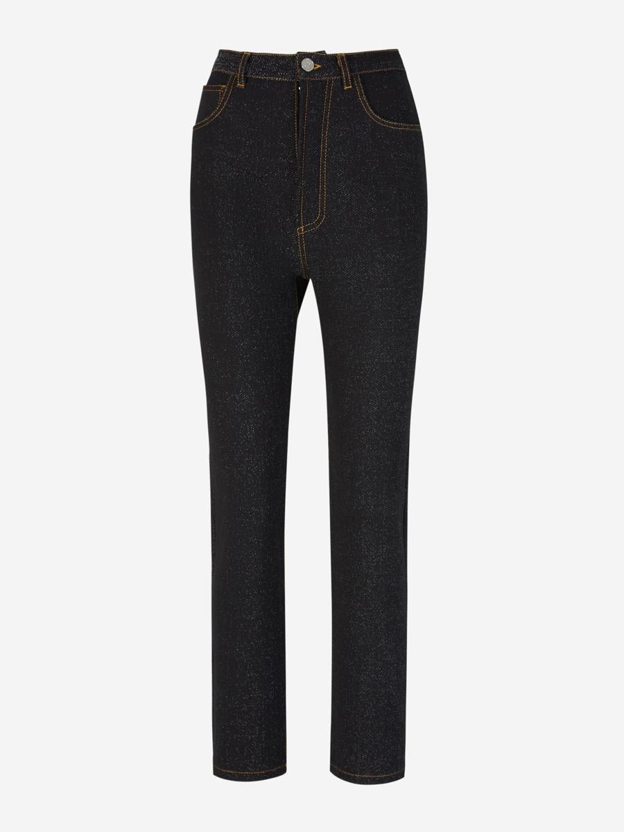 Alaïa Straight Cotton Jeans - 1