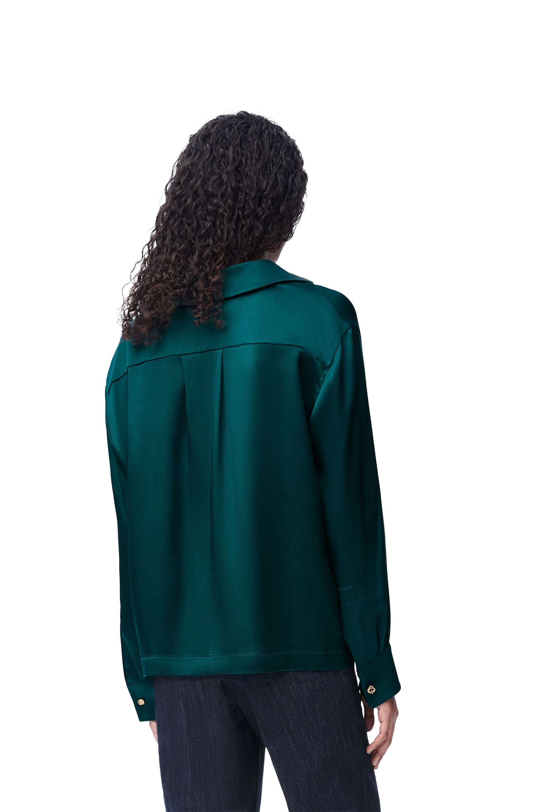 Pyjama blouse in silk - 4