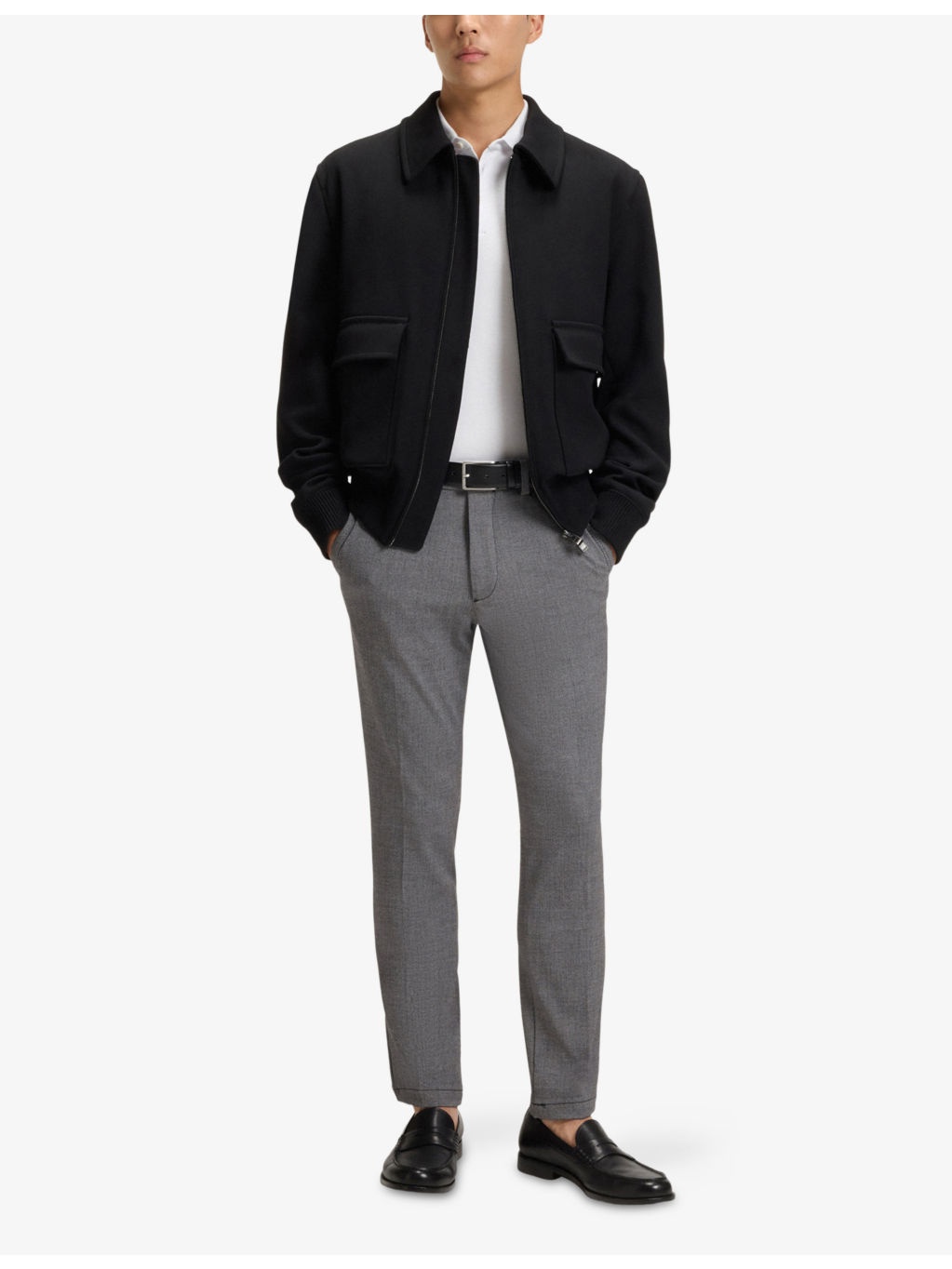 Tailored Slim-Fit Woven Trousers - 2