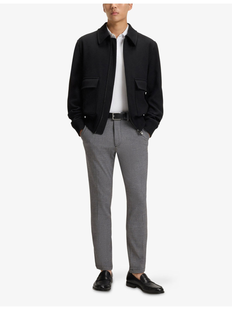 BOSS Tailored Slim-Fit Woven Trousers outlook