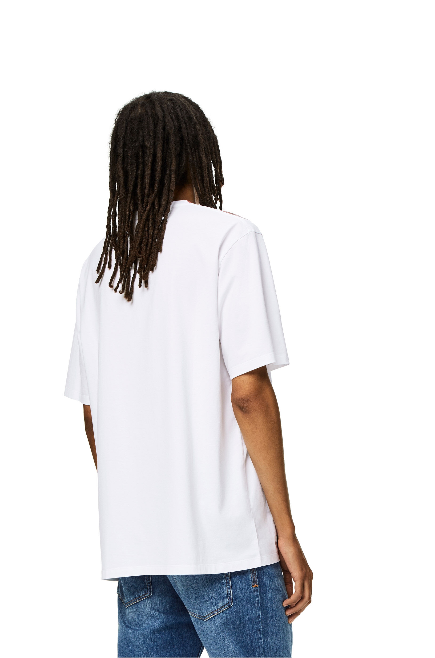 Face print crystal T-shirt in cotton - 4