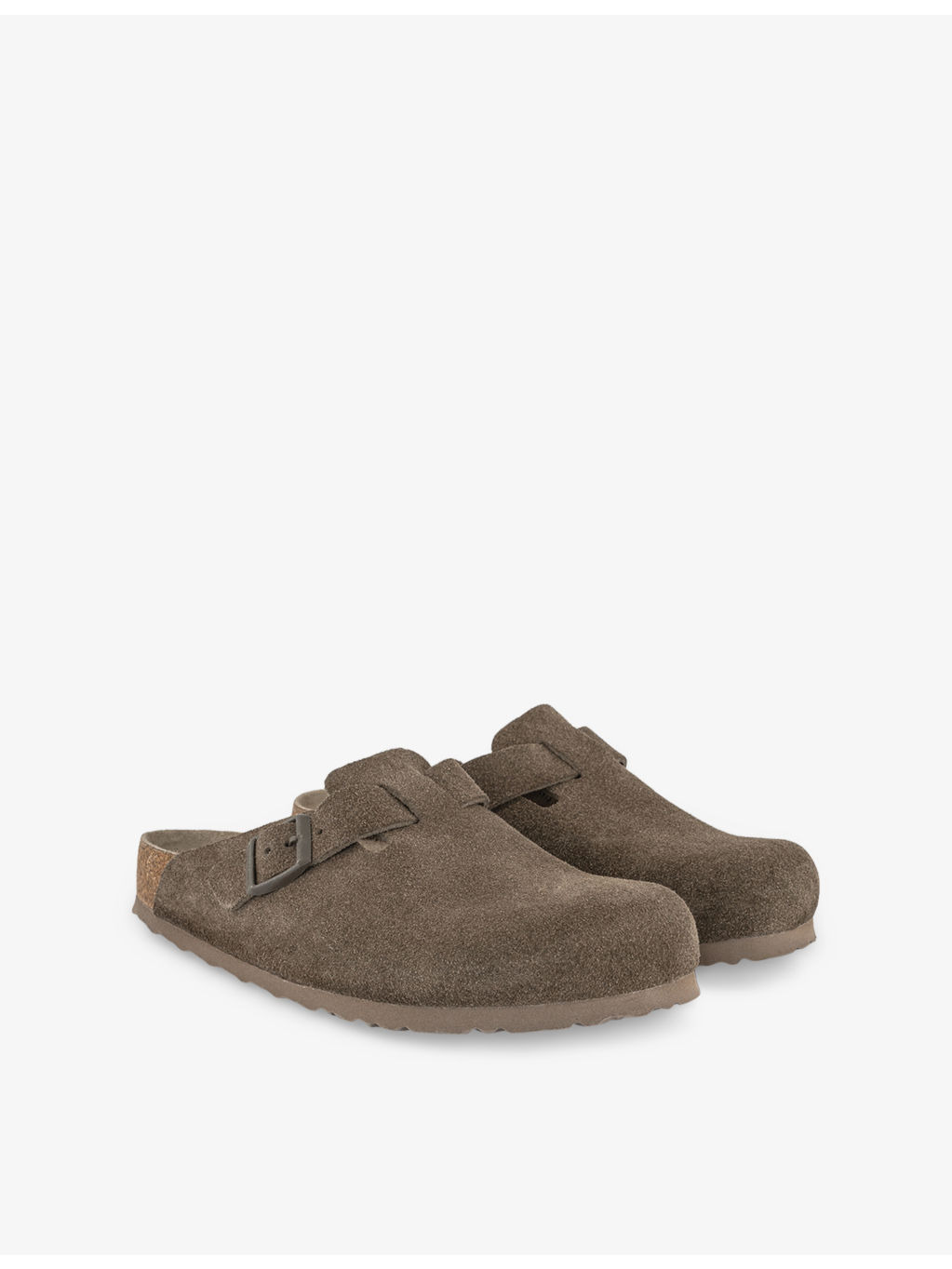 Boston Suede Clogs - 3