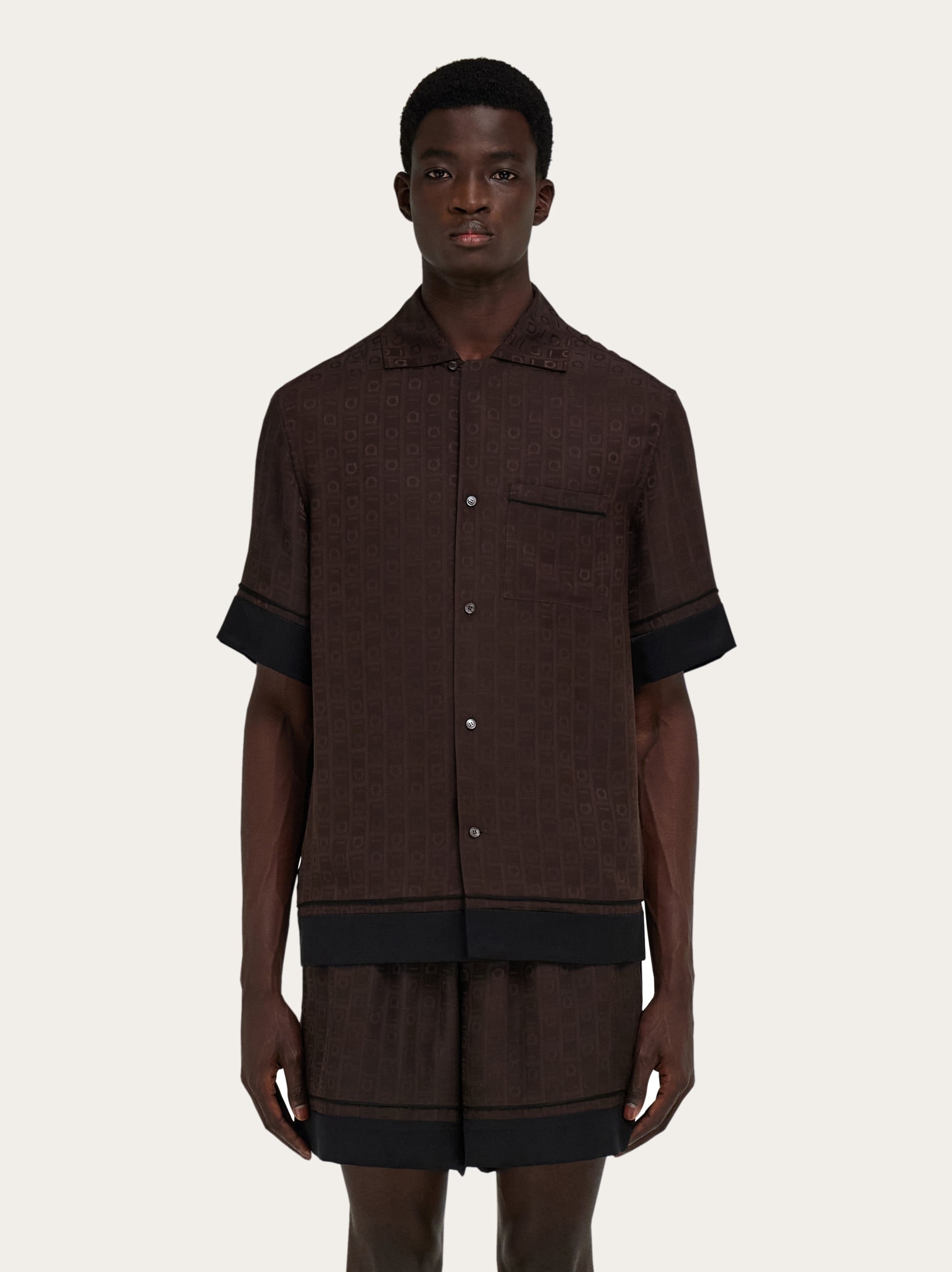 Ferragamo Monogram short sleeve shirt - 2