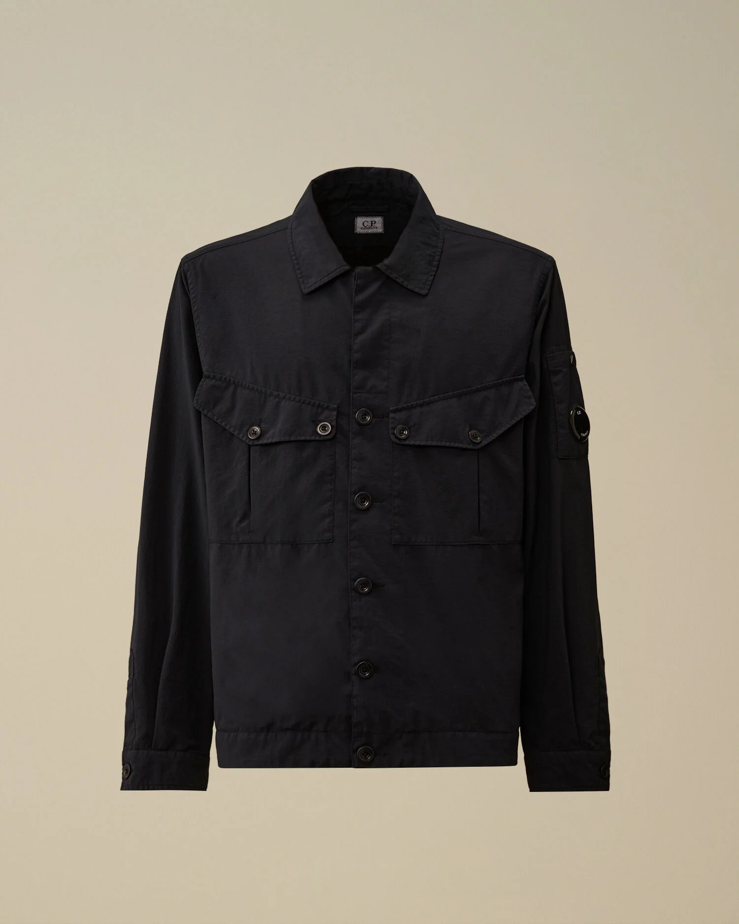 Taylon P Lens Button Overshirt - 1