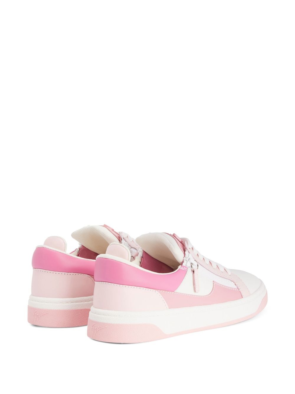 94 panelled low-top leather sneakers - 3