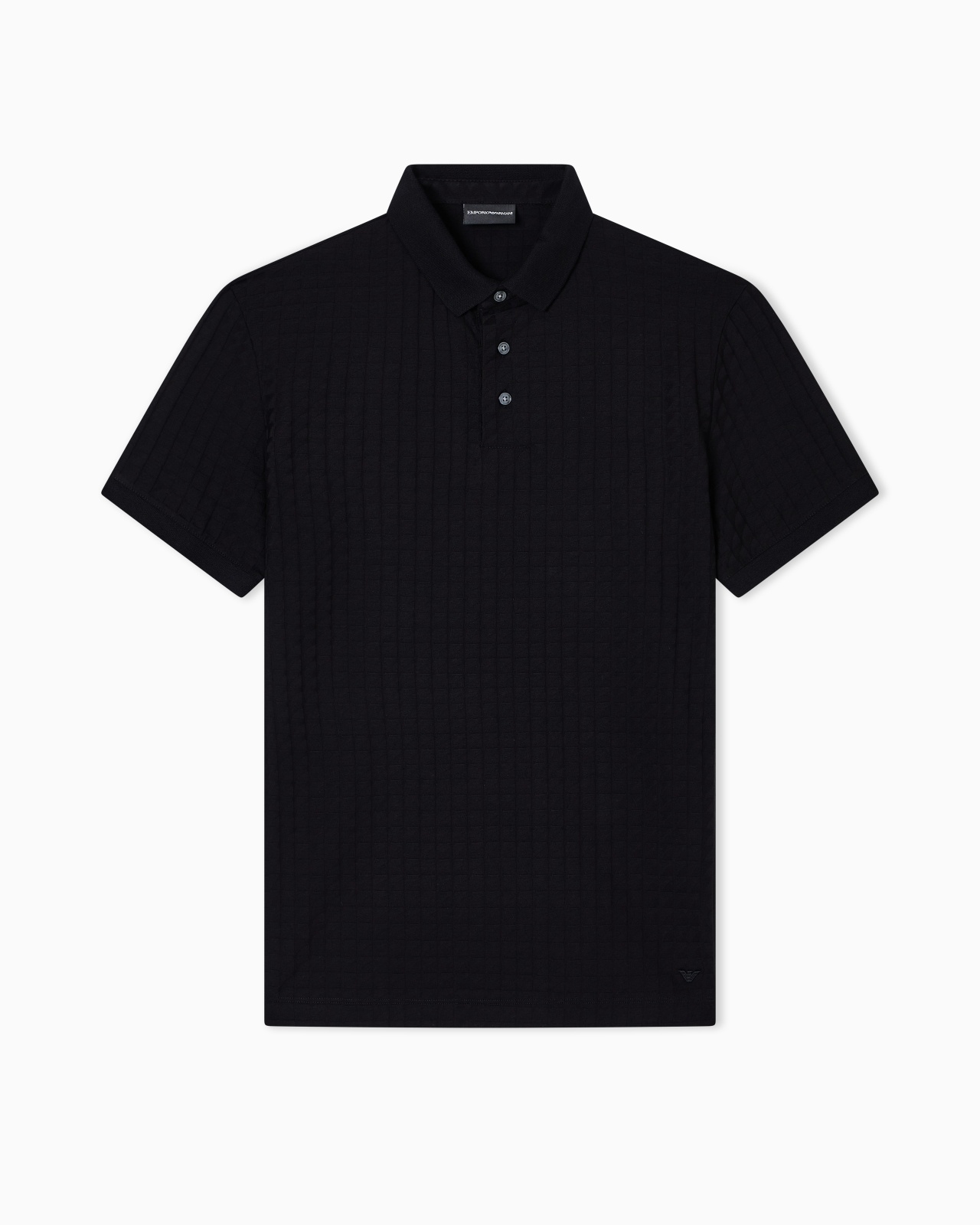 JACQUARD JERSEY POLO SHIRT - 1