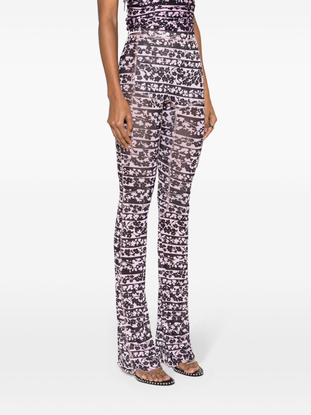 Halcyon Blossom-print trousers - 3