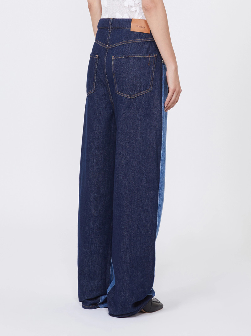 QUARTO Low-rise 5-pocket trousers - MIDNIGHTBLUE 4