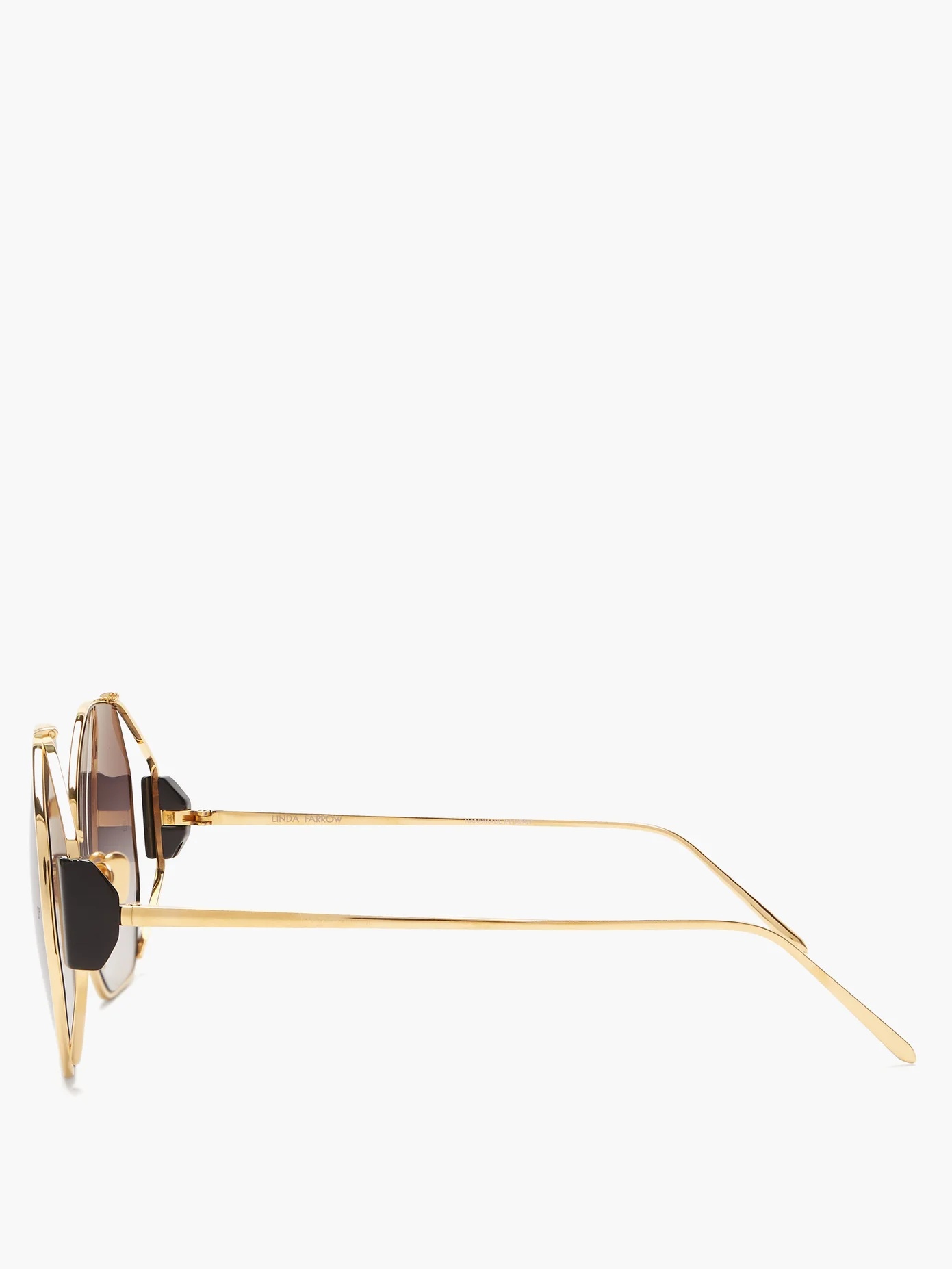 Marie oversized titanium sunglasses - 3