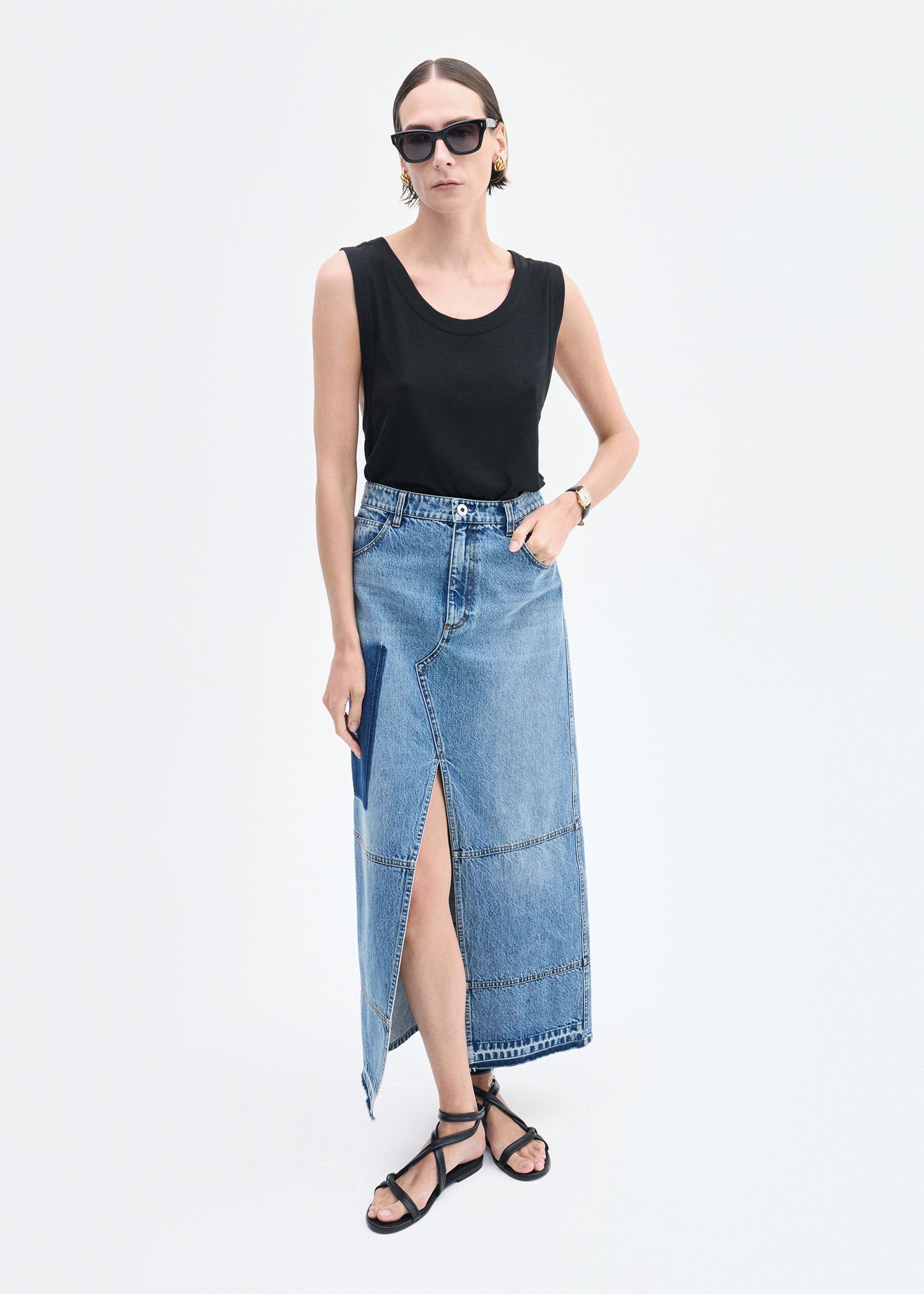 Loose Tank in Slub Jersey - 3