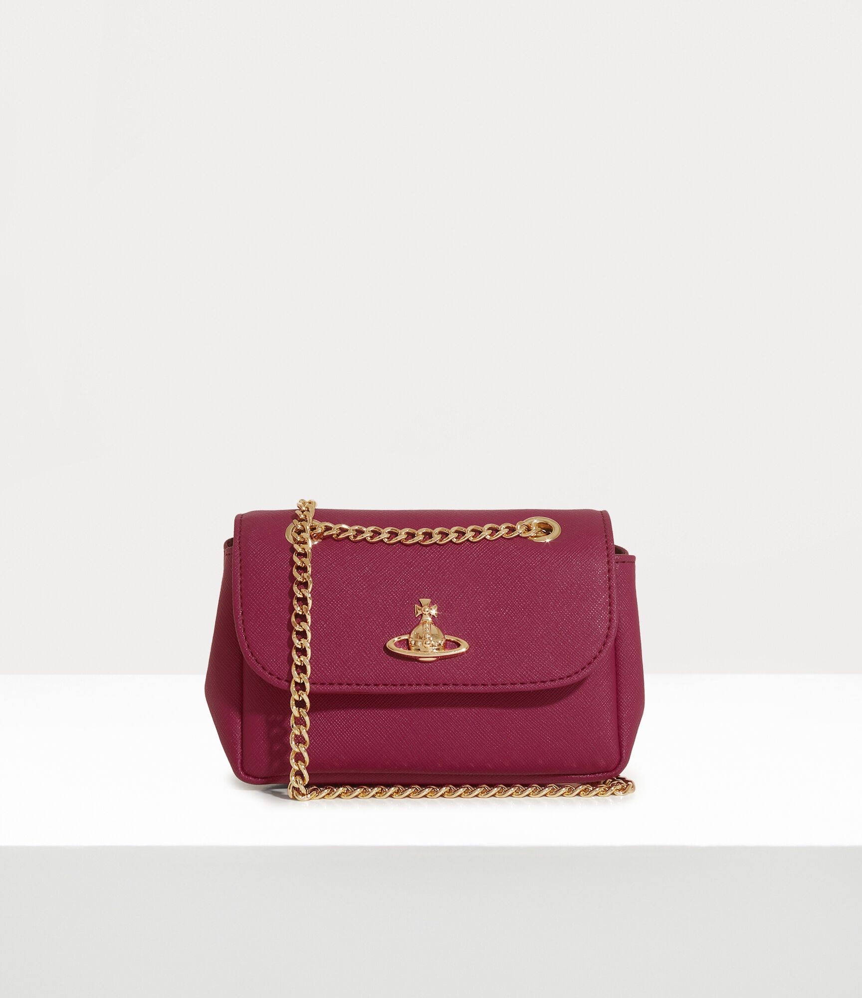 SAFFIANO PLAIN SMALL PURSE CHAIN - 1