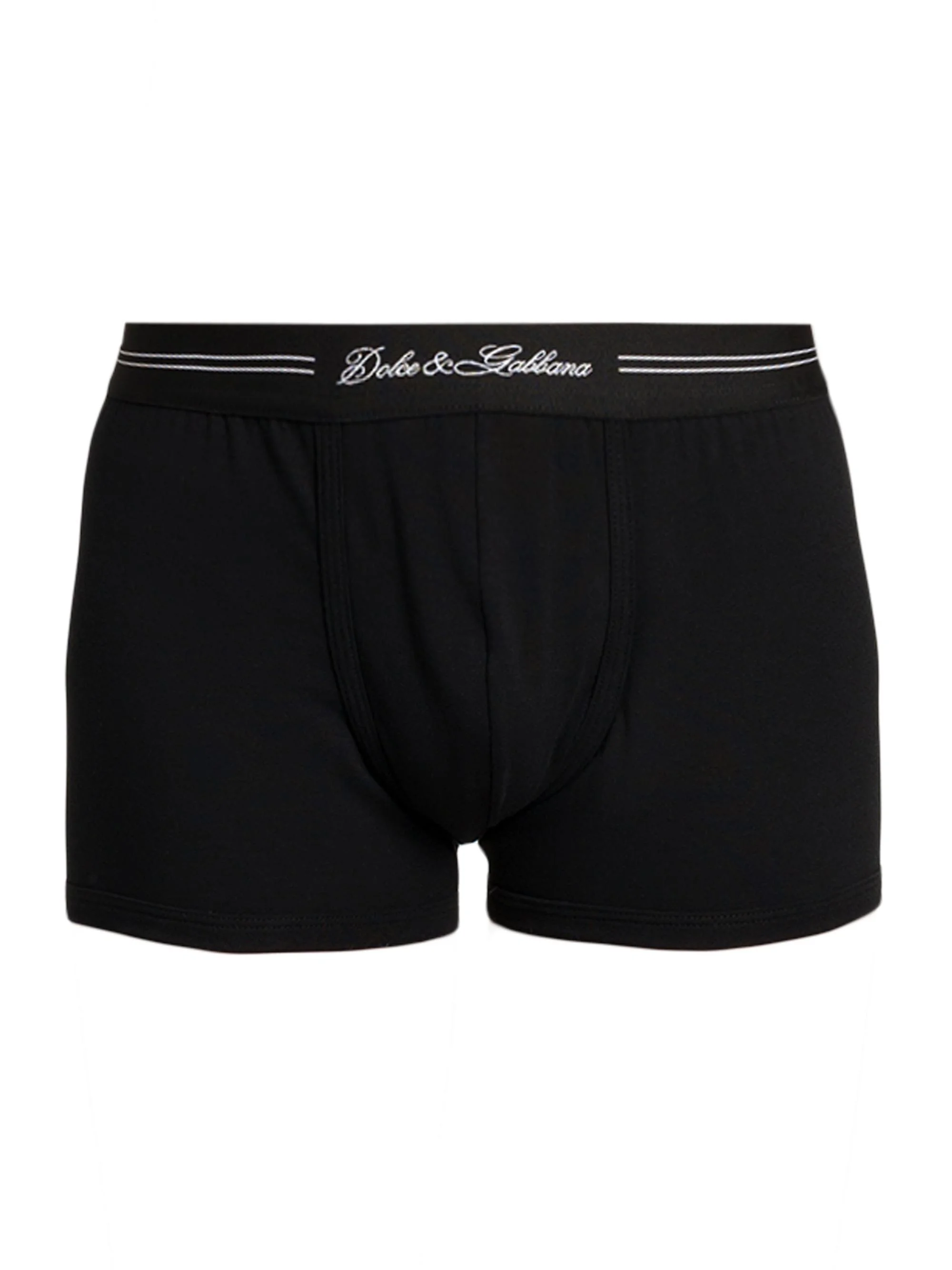 Men's Logo Cotton-Blend Boxer Briefs - Nero - 1