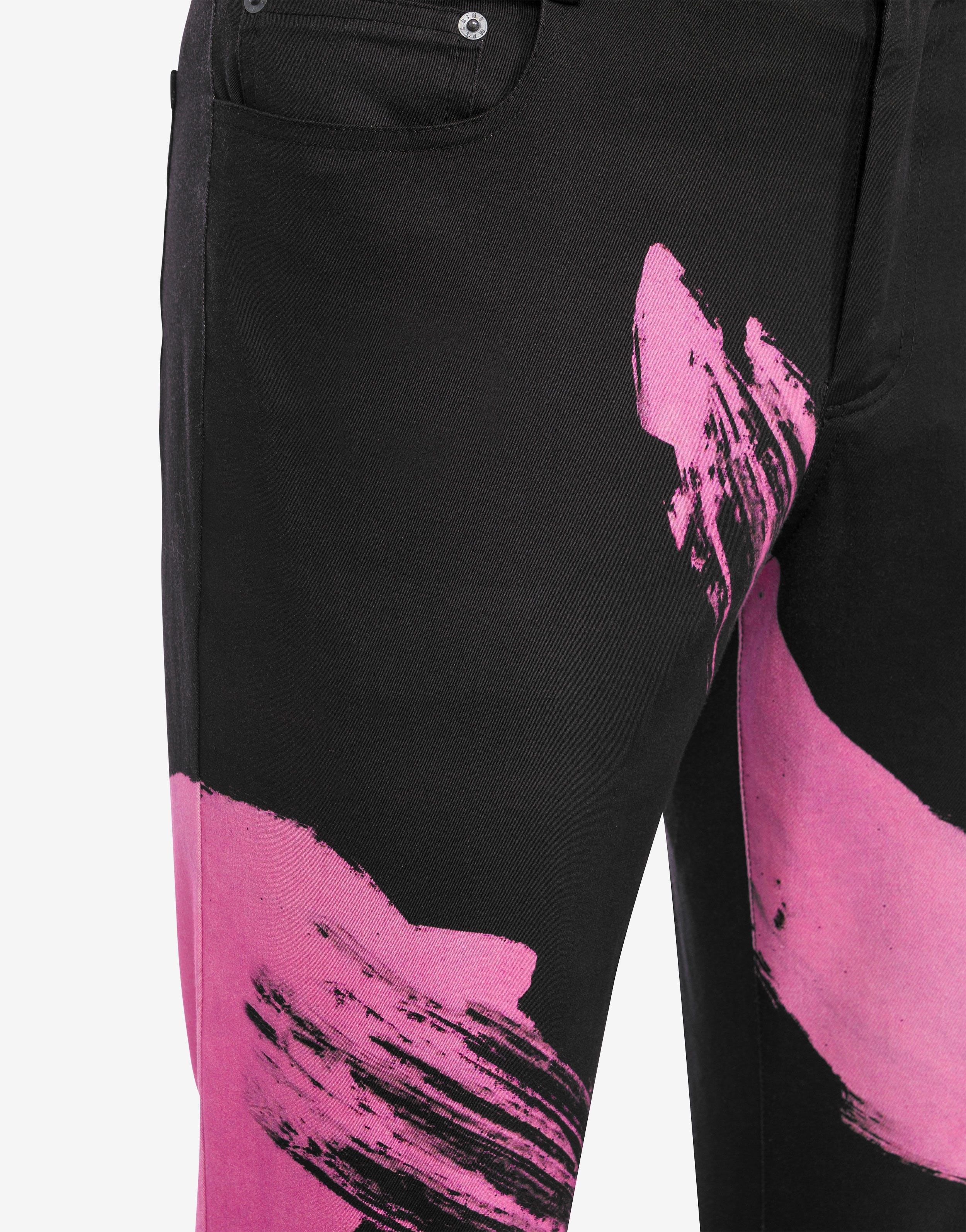 TONY VIRAMONTES ARCHIVE STRETCH GABARDINE TROUSERS - 4