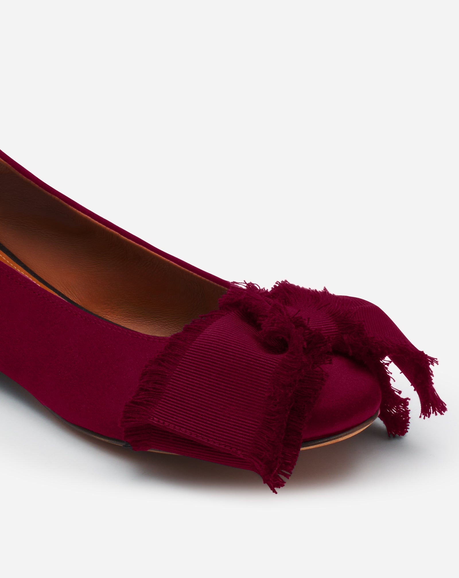 BALLERINA FLAT WITH A SATIN BOW - 5