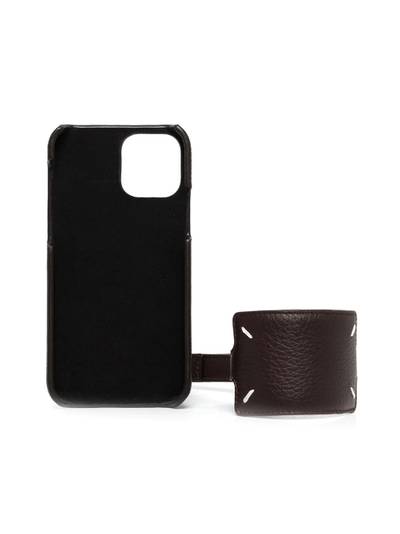 Maison Margiela detachable-strap leather Iphone case outlook