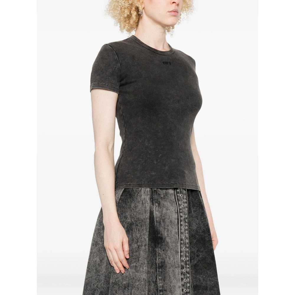 Off-White Grey Tops - T-Shirts & Jerseys Women - 2