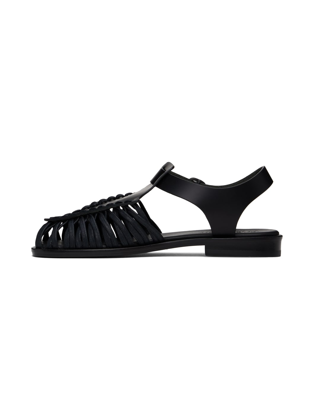 Black Alaro T-Bar Sandals - 3