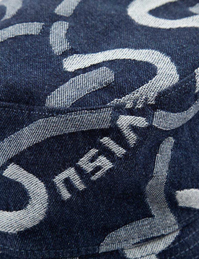 ALLOVER SEAGULL JACQUARD DENIM BUCKET HAT 10