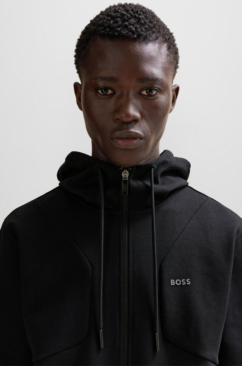 COTTON-BLEND ZIP-UP HOODIE WITH HD LOGO PRINT 3