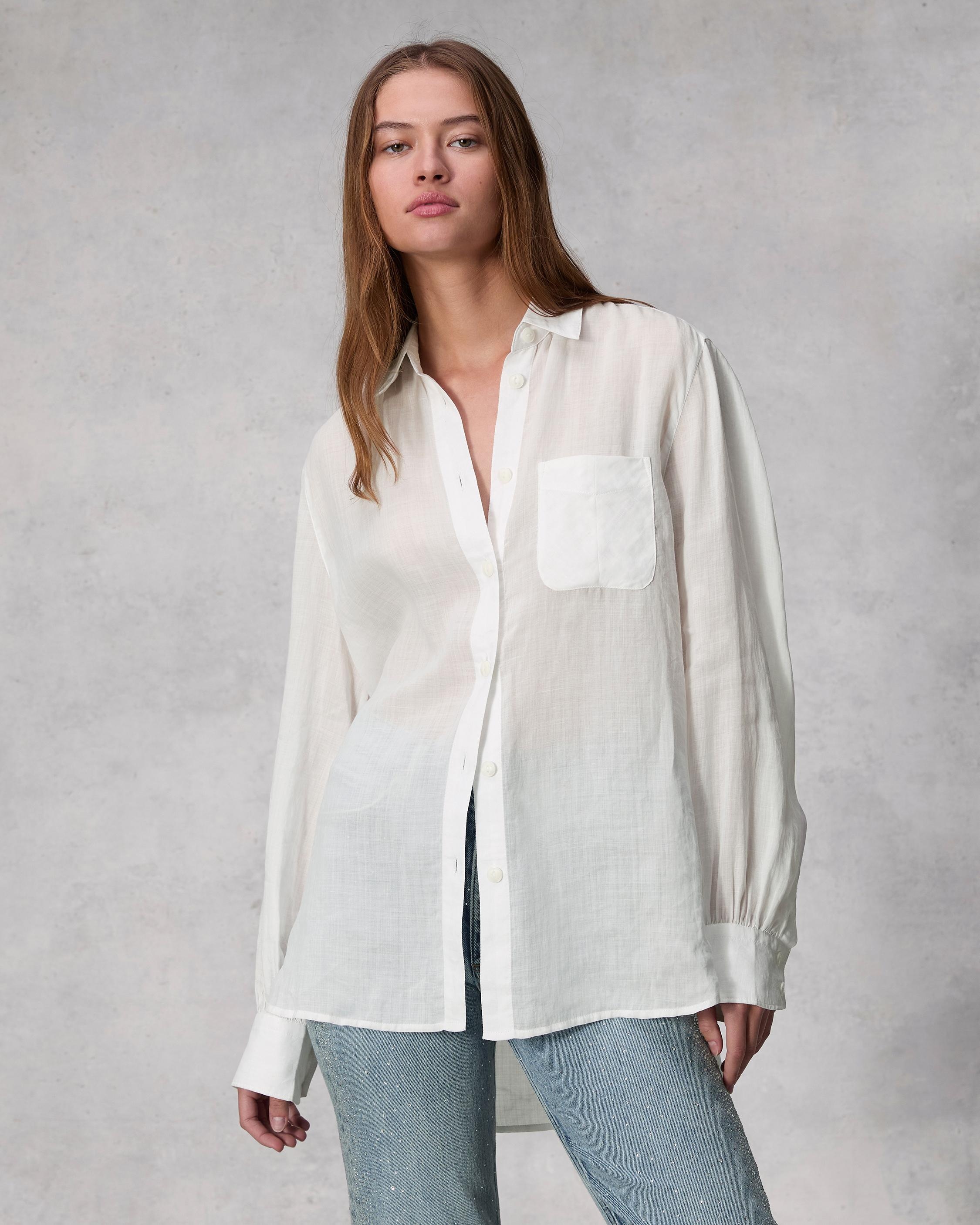 Maxine Linen Shirt
Relaxed Fit Button Down - 2