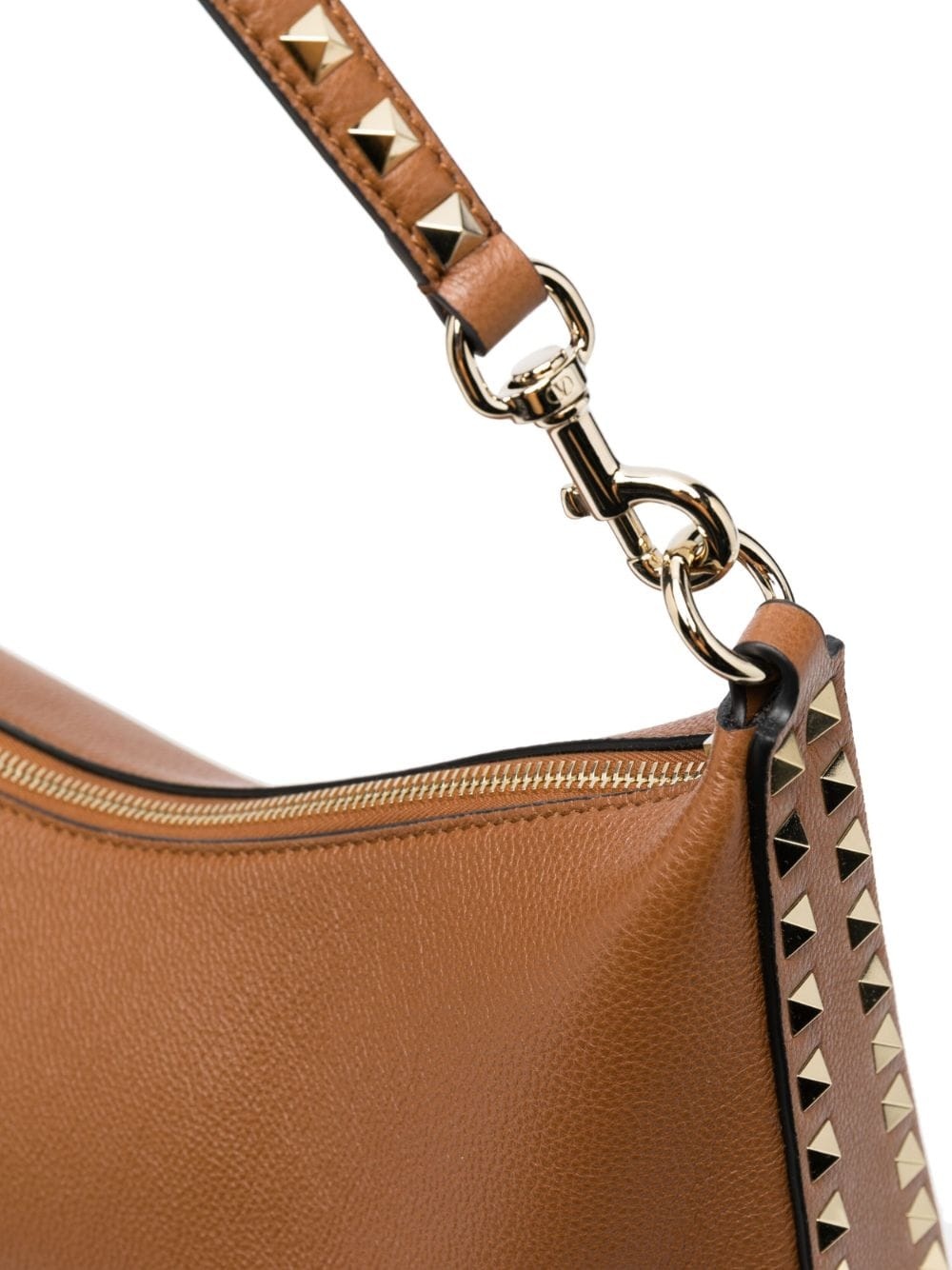 Rockstud leather shoulder bag - 5