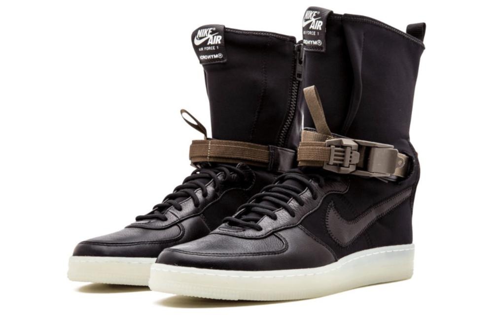Acronym x NikeLab Air Force Downtown 1 Hi SP 'Black Crimson' 649941-006 - 2