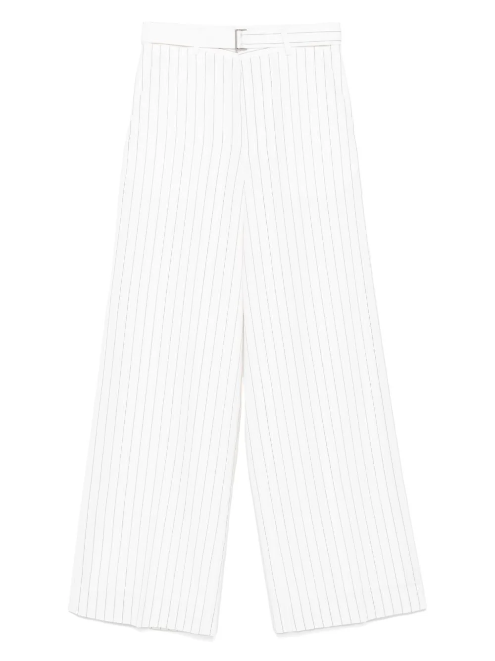 pinstripe palazzo trousers - 1